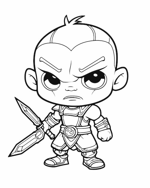 120 God of War Coloring Pages: Dive into Epic Mythology 82