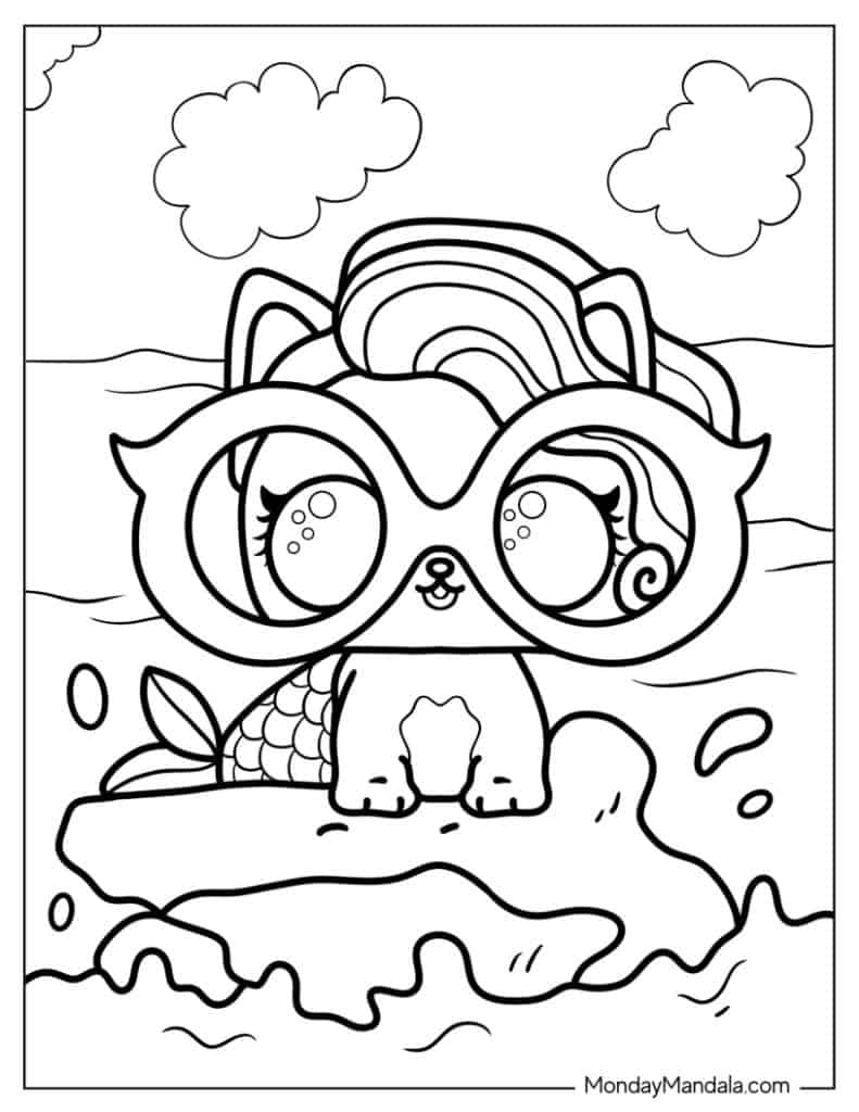 55 Littlest Pet Shop Coloring Pages Free Printable Preschools 114