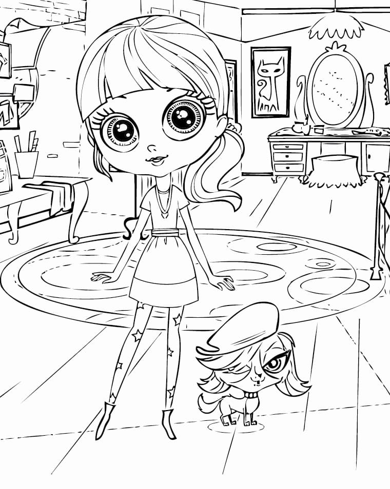 55 Littlest Pet Shop Coloring Pages Free Printable Preschools 47