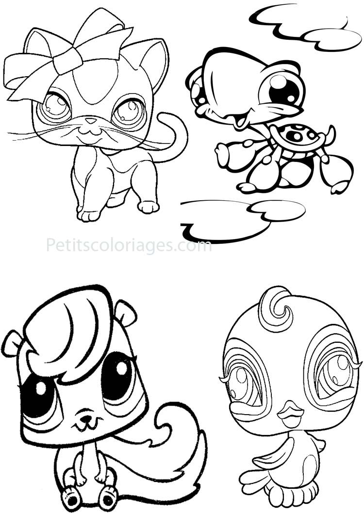 55 Littlest Pet Shop Coloring Pages Free Printable Preschools 66