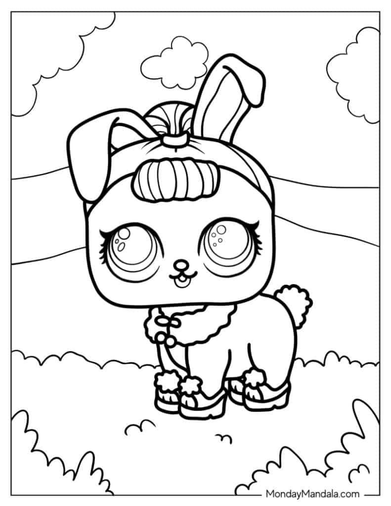 55 Littlest Pet Shop Coloring Pages Free Printable Preschools 83