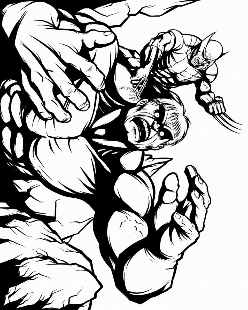 55 Wolverine Coloring Pages Free Printable 22