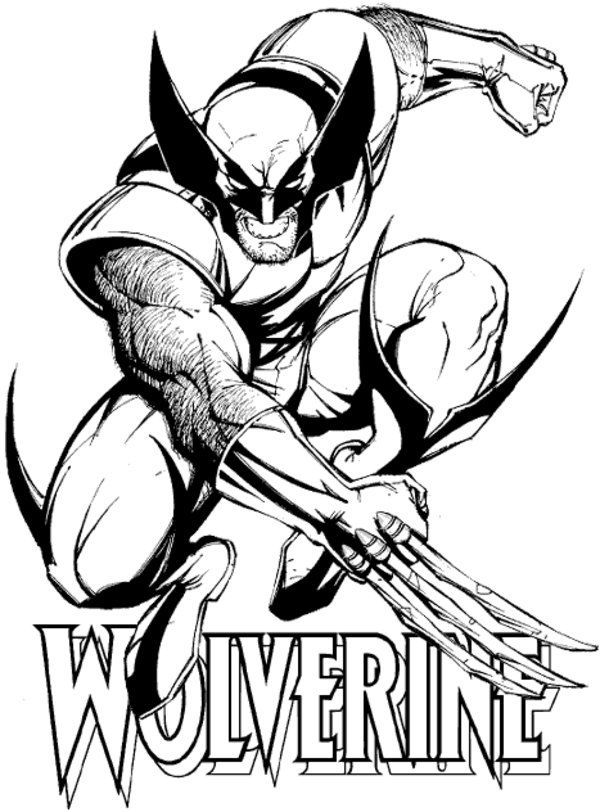 55 Wolverine Coloring Pages Free Printable 23