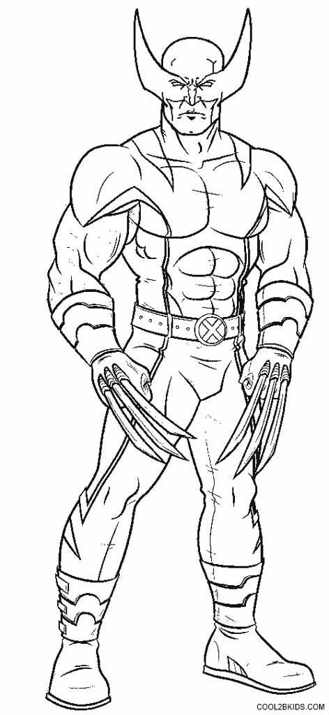 55 Wolverine Coloring Pages Free Printable 24