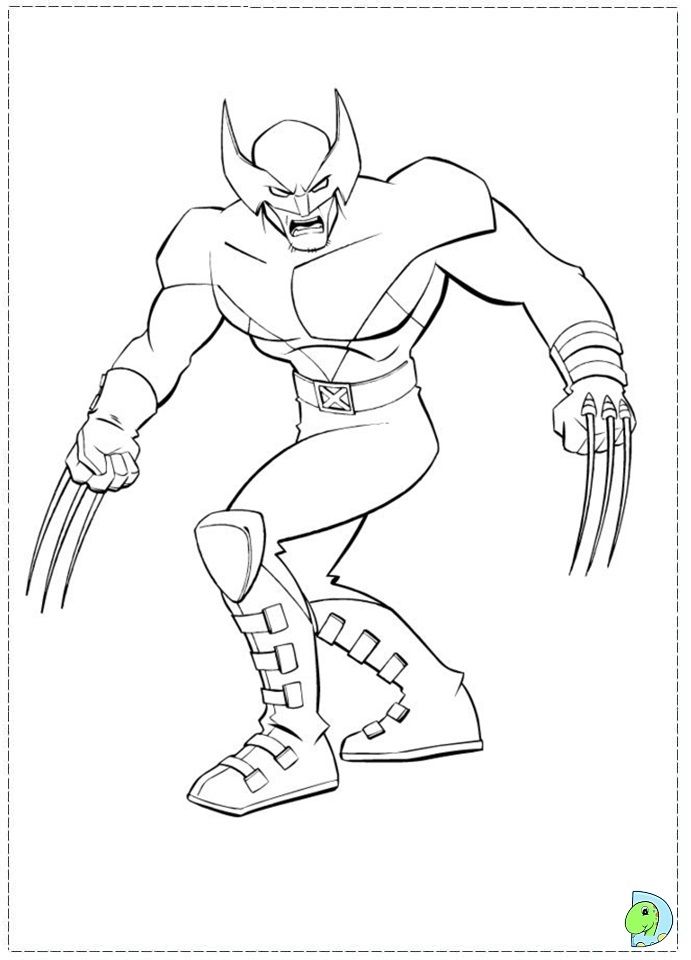 55 Wolverine Coloring Pages Free Printable 29