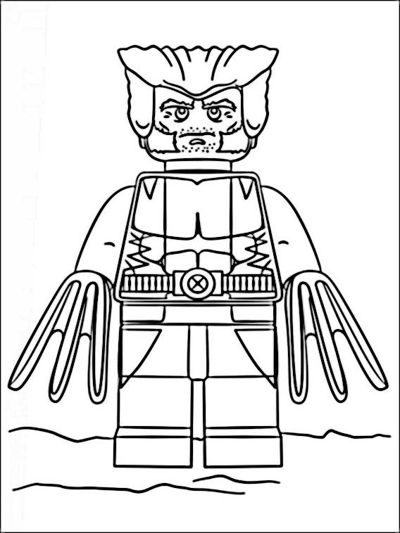 55 Wolverine Coloring Pages Free Printable 37