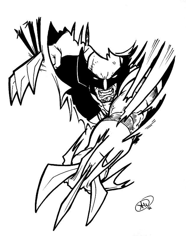 55 Wolverine Coloring Pages Free Printable 4