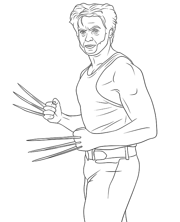 55 Wolverine Coloring Pages Free Printable 47