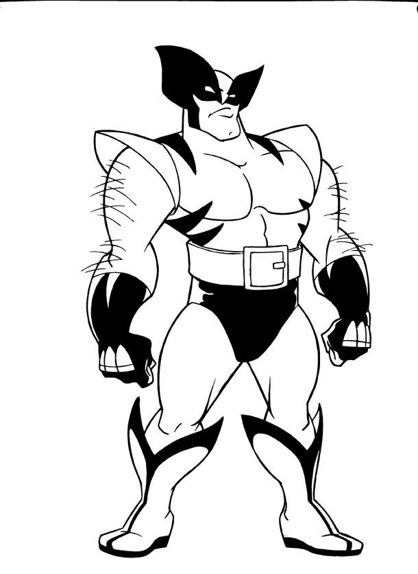 55 Wolverine Coloring Pages Free Printable 57