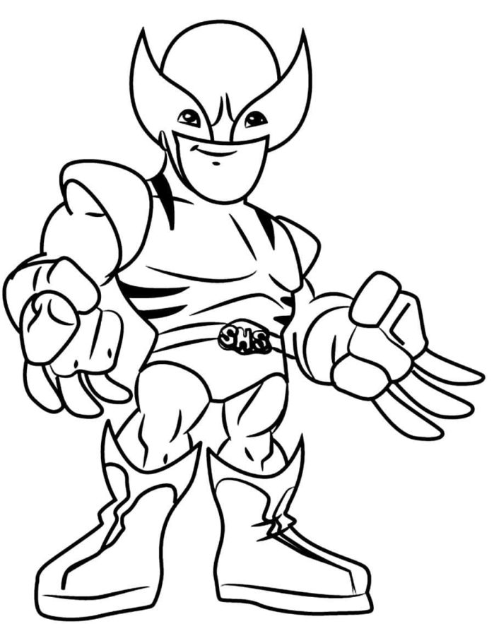 55 Wolverine Coloring Pages Free Printable 6