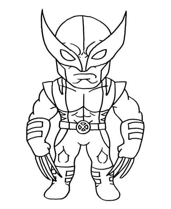 55 Wolverine Coloring Pages Free Printable 60