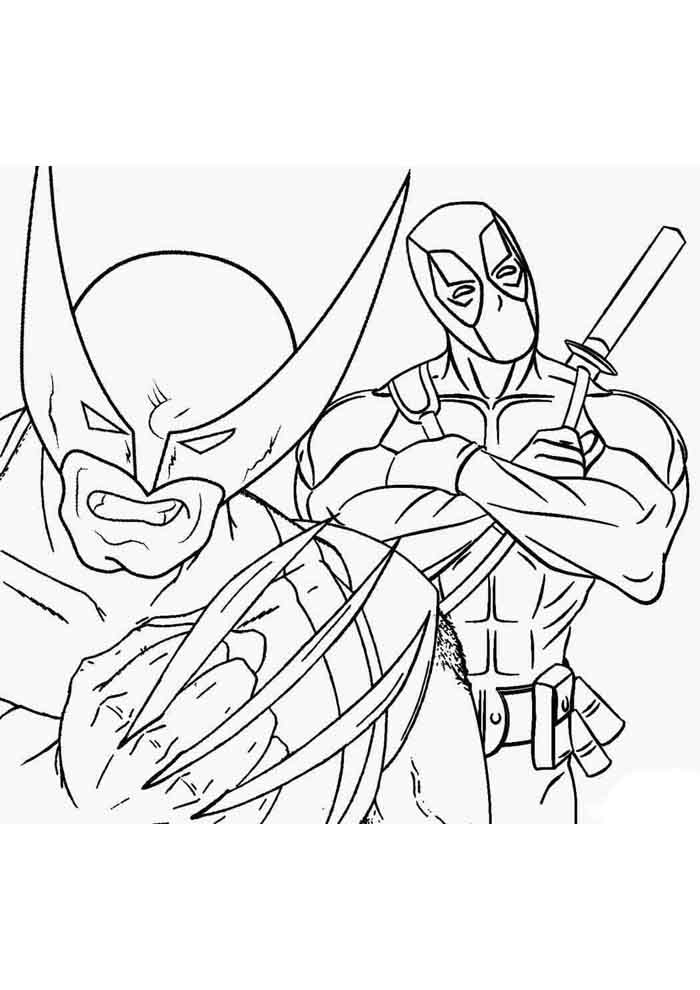 55 Wolverine Coloring Pages Free Printable 77