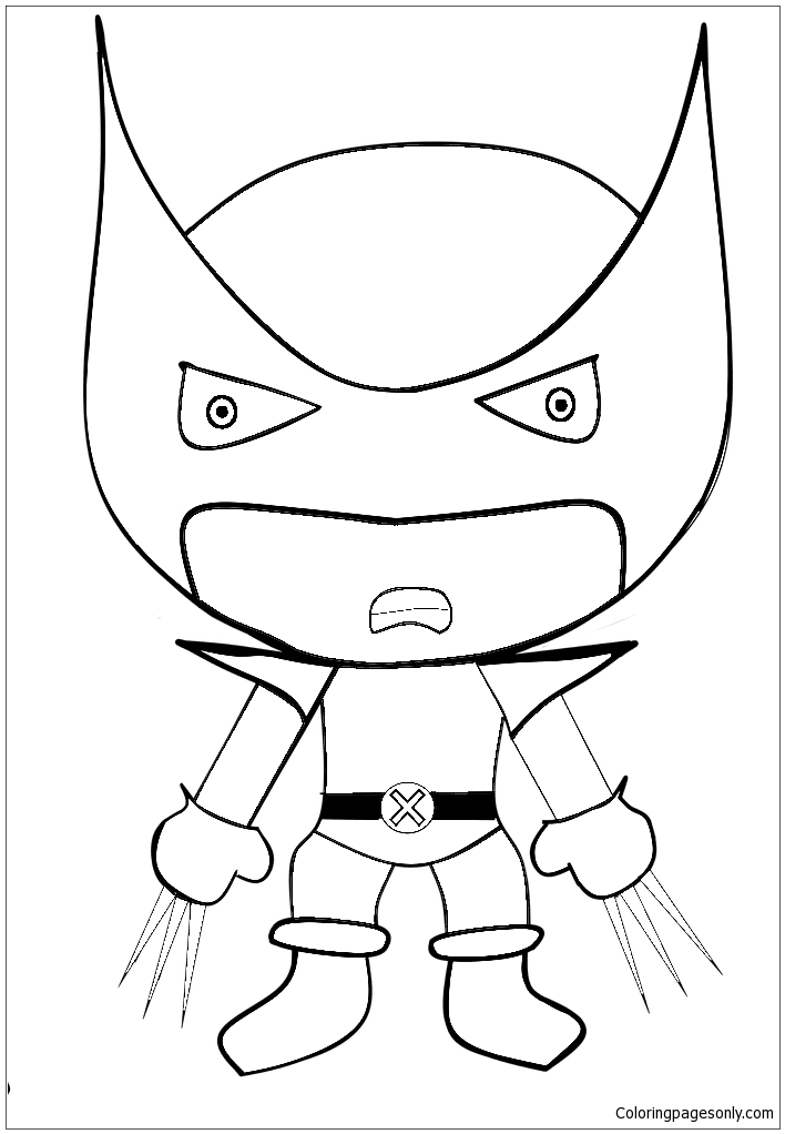 55 Wolverine Coloring Pages Free Printable 79