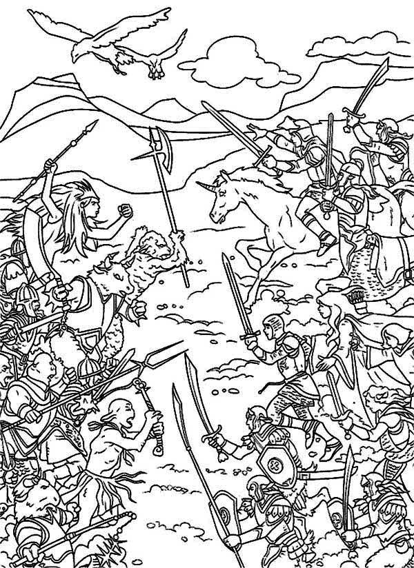 75+ Chronicles of Narnia Coloring Pages Part 66