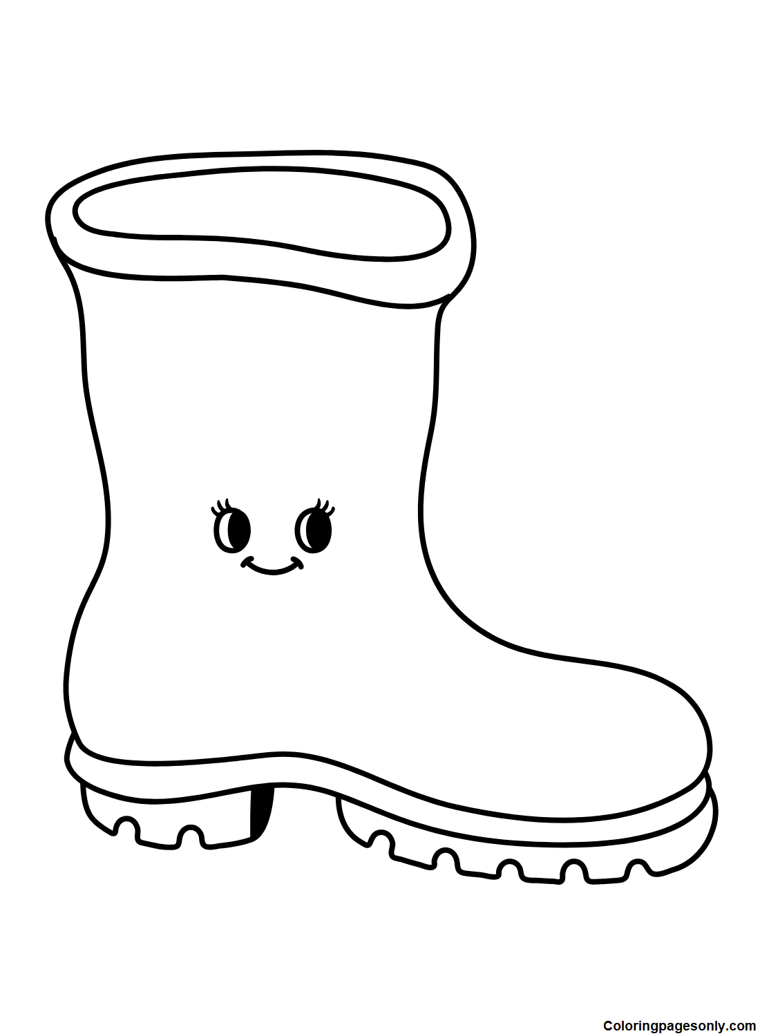 75+ Rain Boots Coloring Pages 100