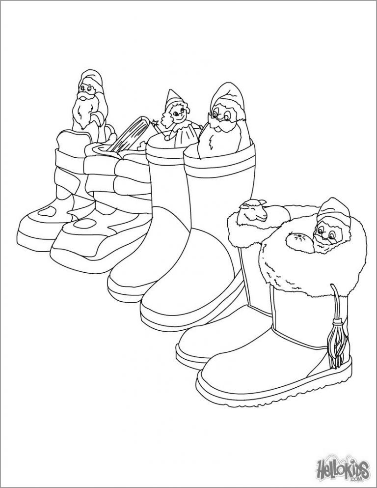 75+ Rain Boots Coloring Pages 11