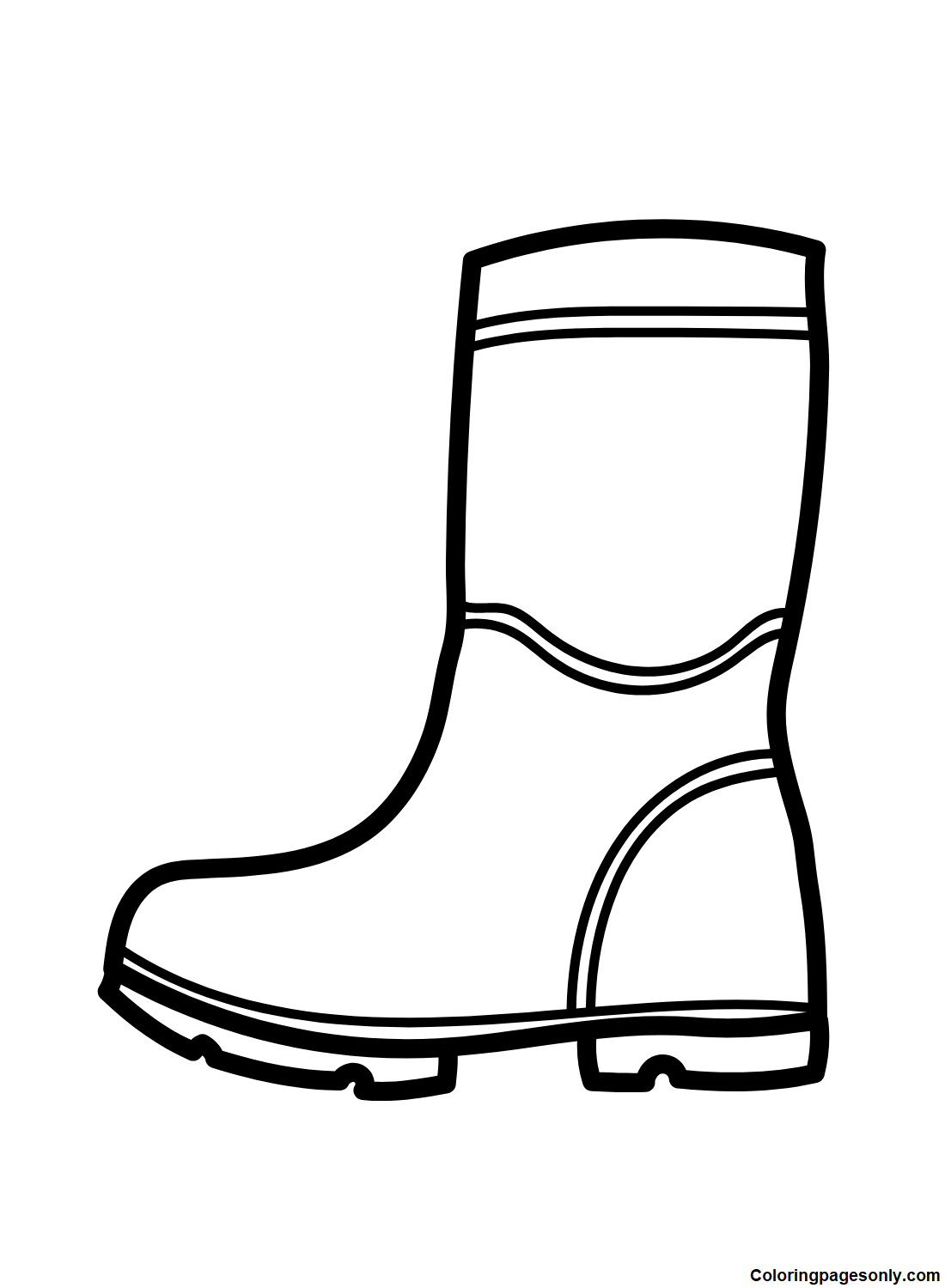 75+ Rain Boots Coloring Pages 113