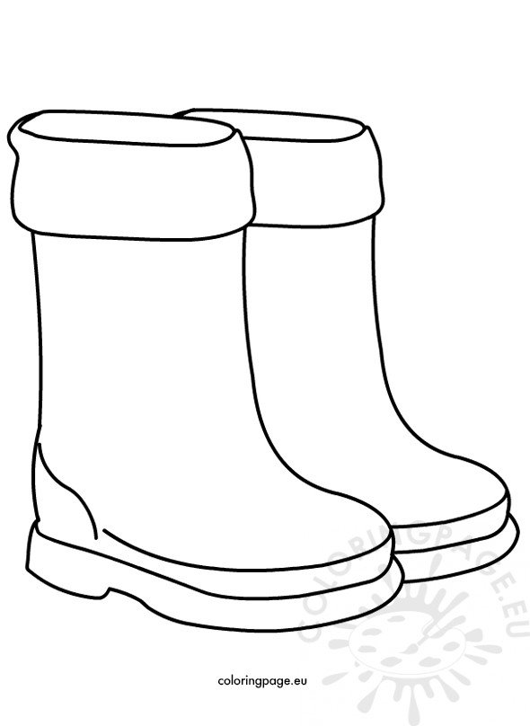 75+ Rain Boots Coloring Pages 15