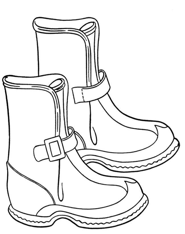 75+ Rain Boots Coloring Pages 21