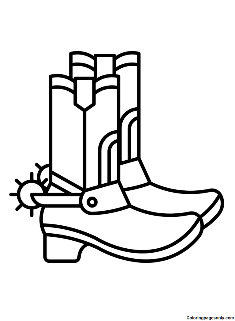 75+ Rain Boots Coloring Pages 24