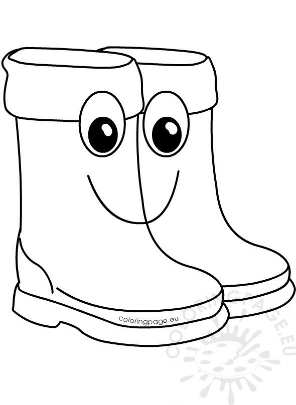 75+ Rain Boots Coloring Pages 29