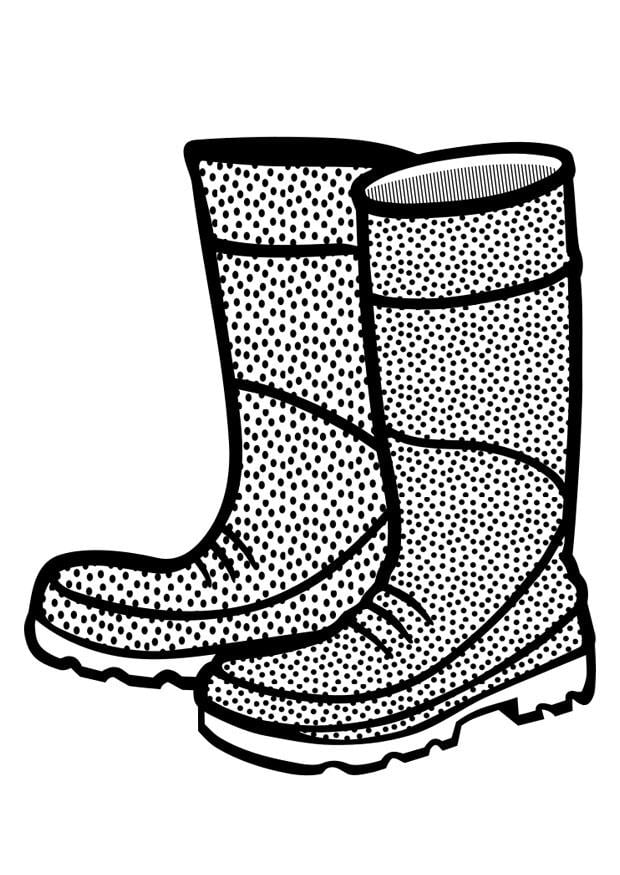 75+ Rain Boots Coloring Pages 30