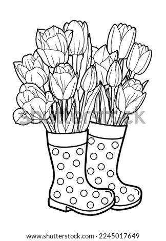 75+ Rain Boots Coloring Pages 32