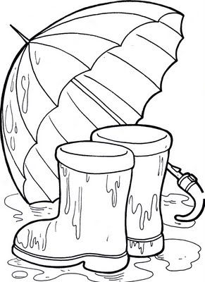 75+ Rain Boots Coloring Pages 34