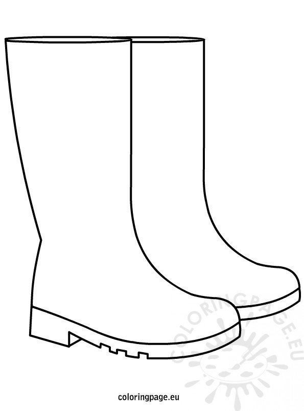 75+ Rain Boots Coloring Pages 44