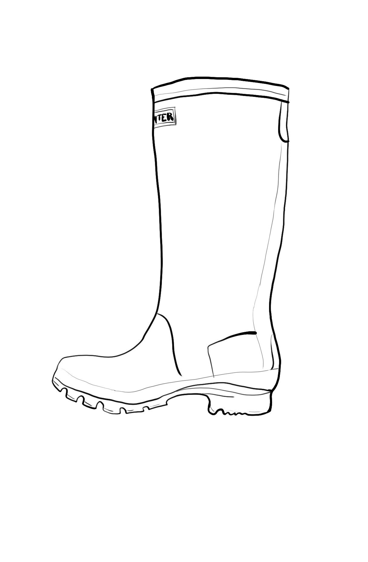 75+ Rain Boots Coloring Pages 45