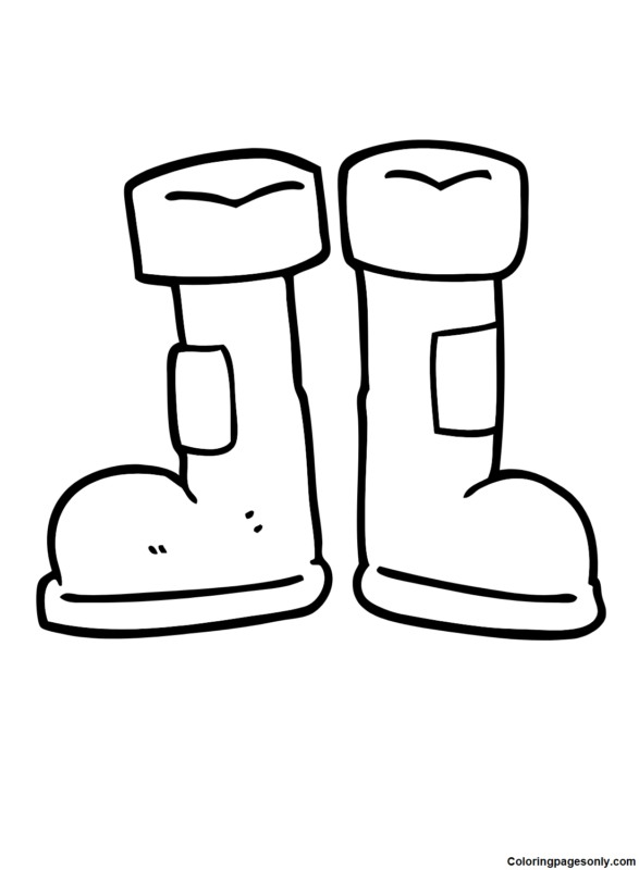 75+ Rain Boots Coloring Pages 59