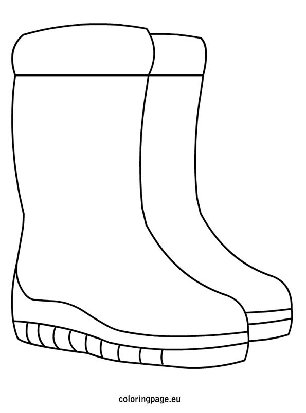 75+ Rain Boots Coloring Pages 62