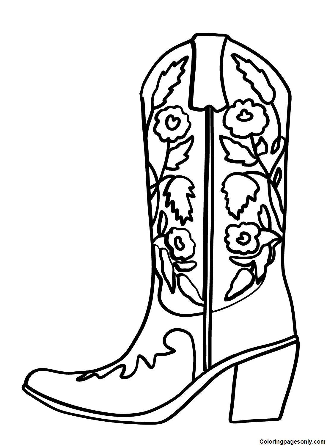 75+ Rain Boots Coloring Pages 7