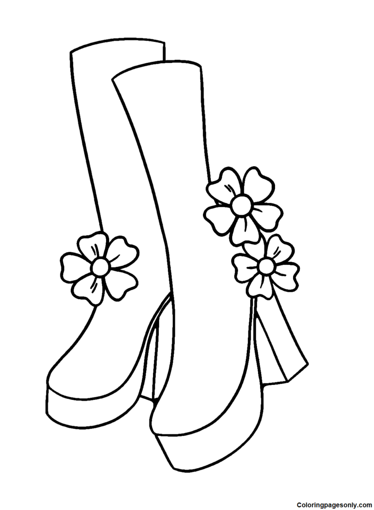 75+ Rain Boots Coloring Pages 72