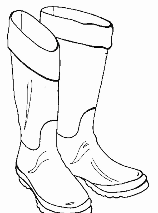 75+ Rain Boots Coloring Pages 81