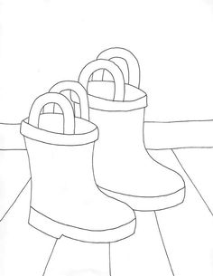 75+ Rain Boots Coloring Pages 94