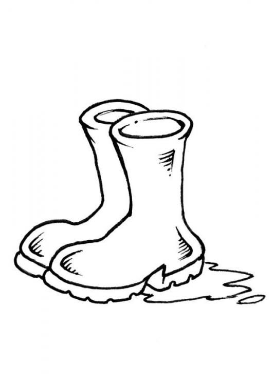 75+ Rain Boots Coloring Pages 98