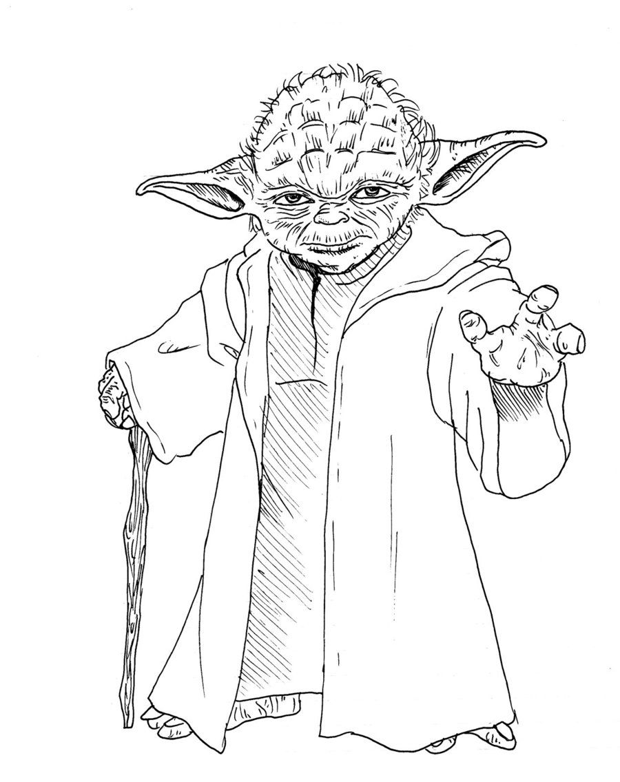 Baby Yoda Coloring Pages for Kids 108