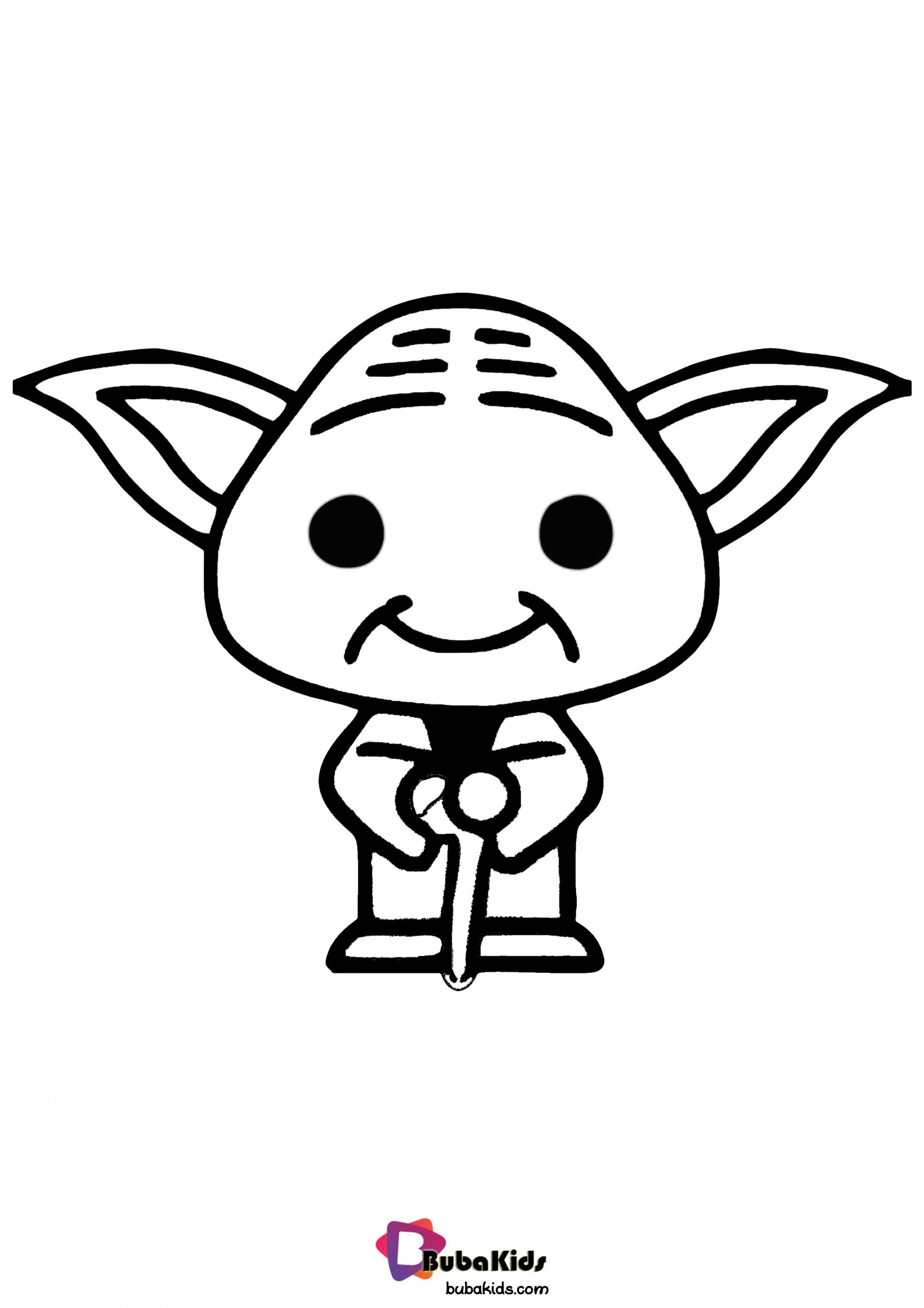 Baby Yoda Coloring Pages for Kids 112