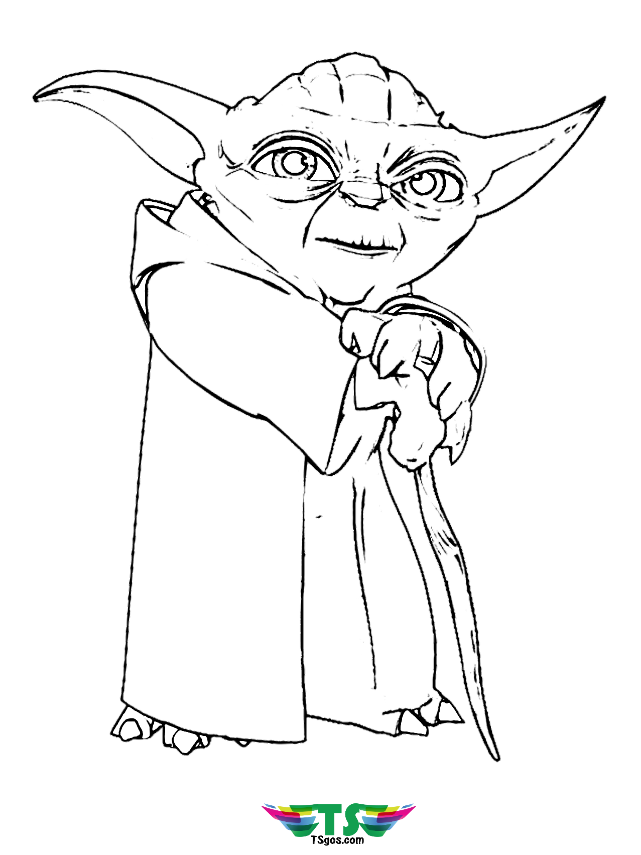 Baby Yoda Coloring Pages for Kids 121