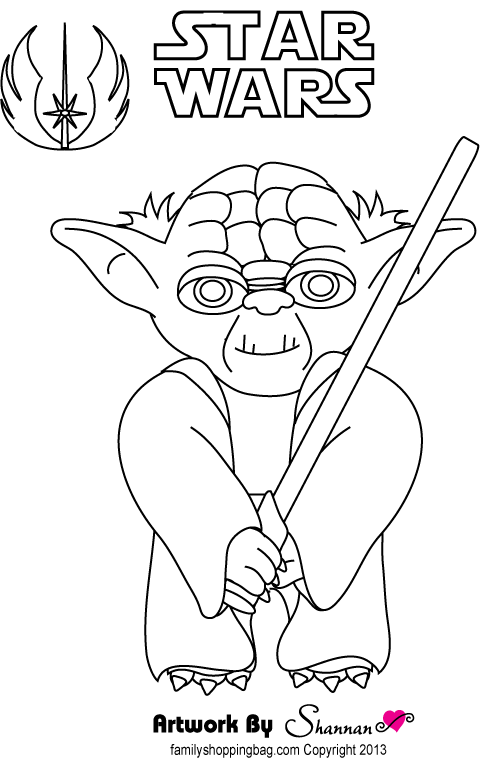 Baby Yoda Coloring Pages for Kids 122