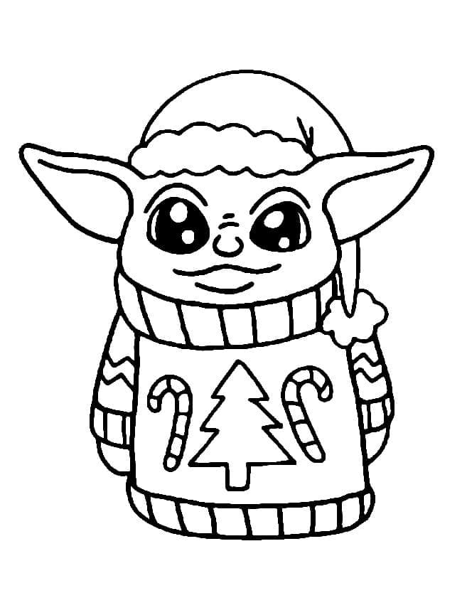 Baby Yoda Coloring Pages for Kids 54