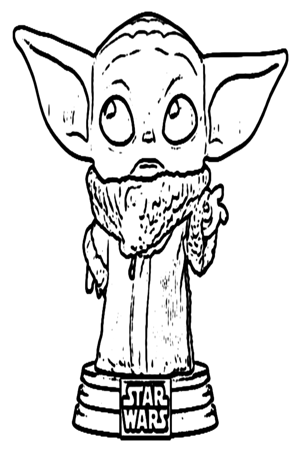 Baby Yoda Coloring Pages for Kids 69