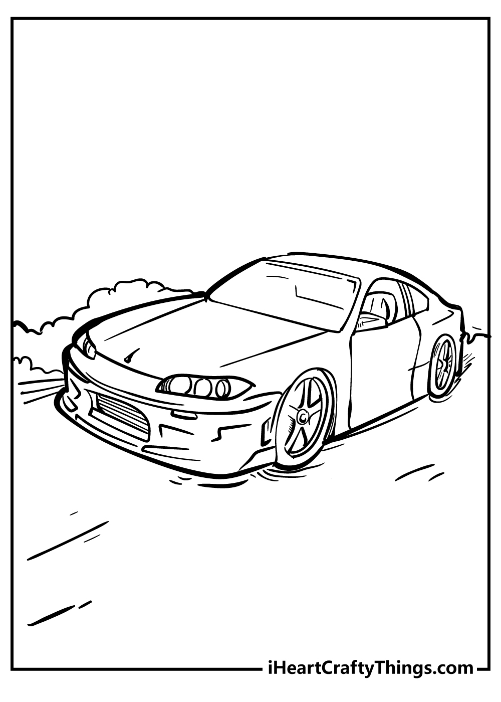 Car Coloring Pages: 150+ Rev Up Your Creativity with Classics to Concept Cars 1