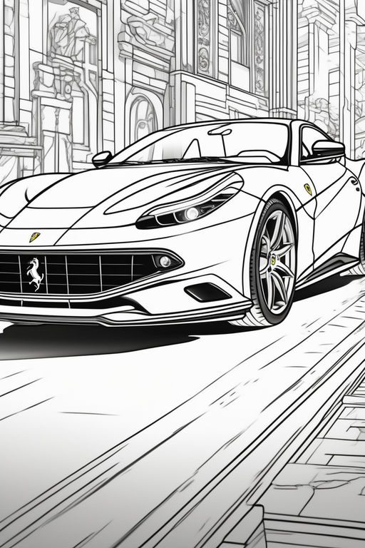 Car Coloring Pages: 150+ Rev Up Your Creativity with Classics to Concept Cars 104