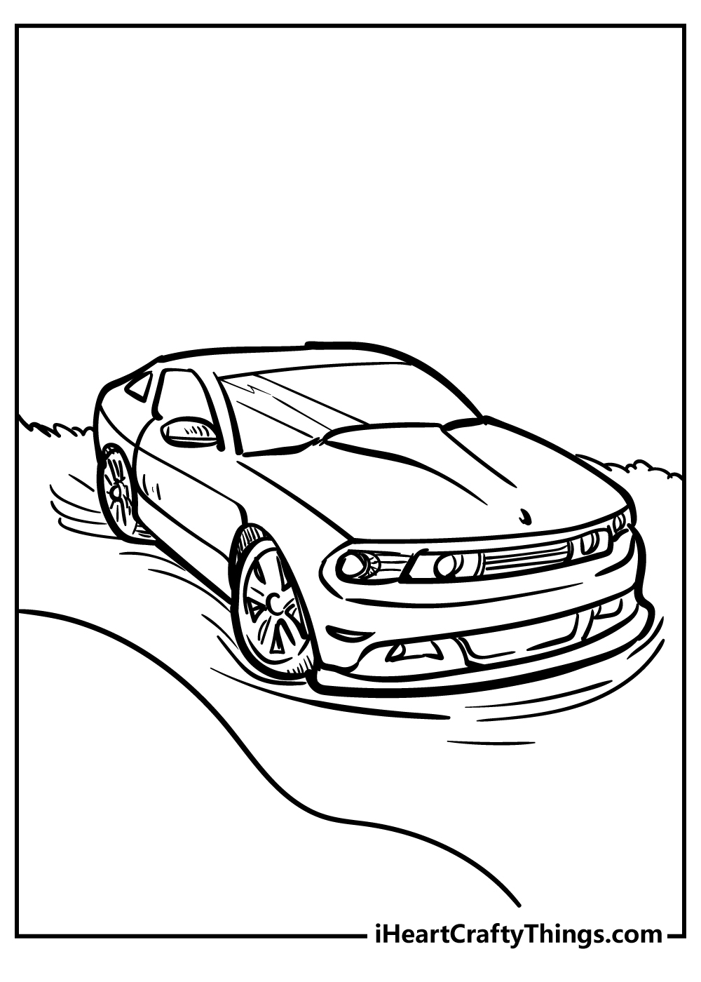 Car Coloring Pages: 150+ Rev Up Your Creativity with Classics to Concept Cars 105