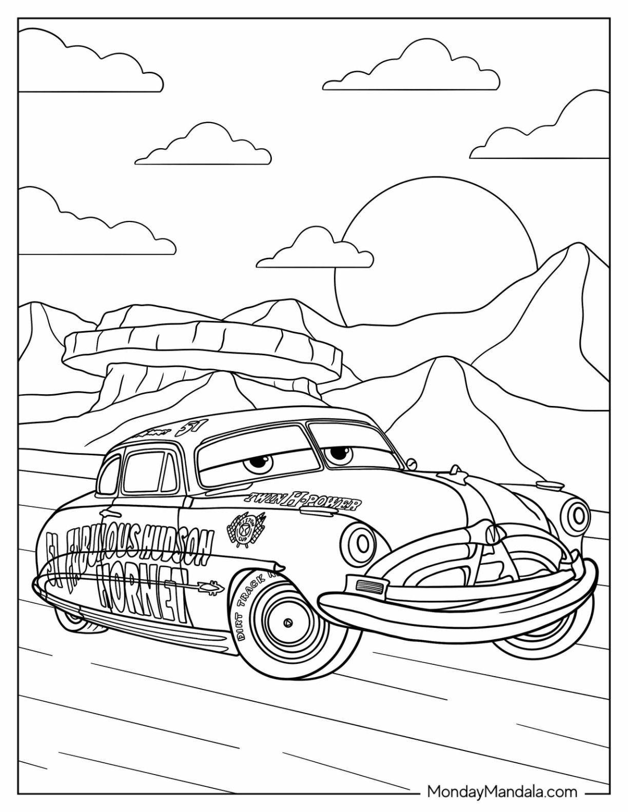 Car Coloring Pages: 150+ Rev Up Your Creativity with Classics to Concept Cars 113