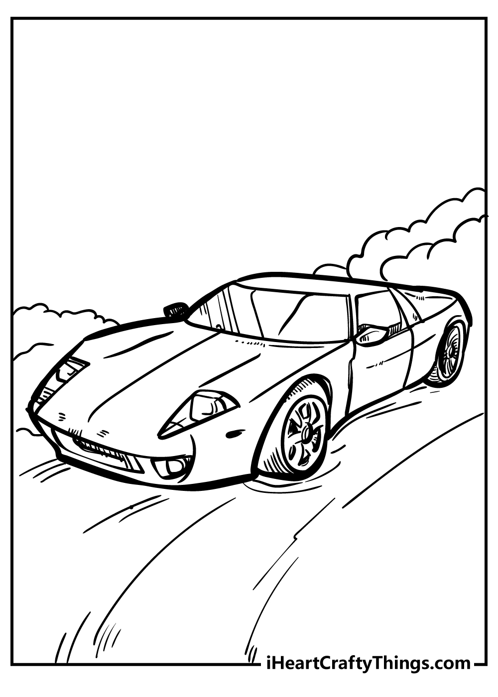 Car Coloring Pages: 150+ Rev Up Your Creativity with Classics to Concept Cars 115