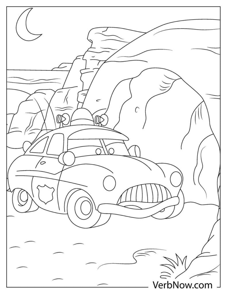 Car Coloring Pages: 150+ Rev Up Your Creativity with Classics to Concept Cars 120