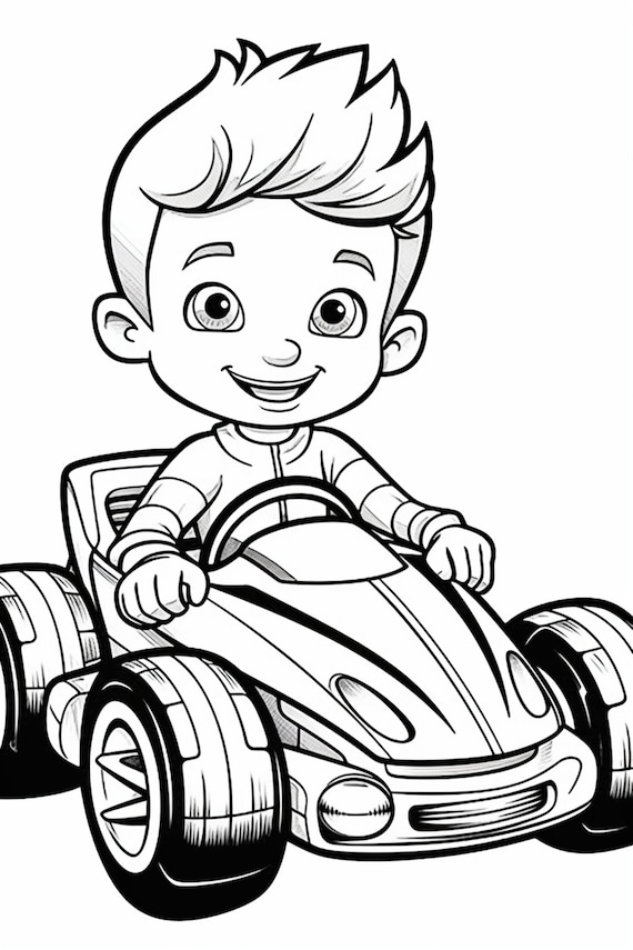 Car Coloring Pages: 150+ Rev Up Your Creativity with Classics to Concept Cars 124